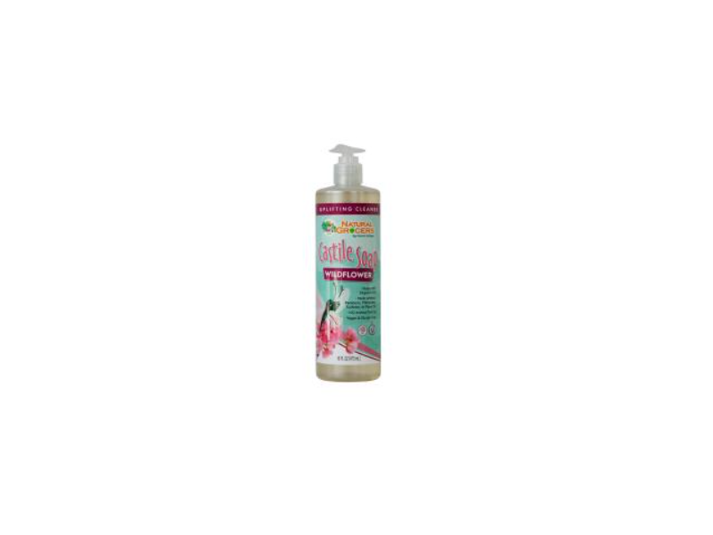 Natural Grocers Castile Soap, Wildflower, 16 fl oz/473 mL