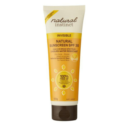 Invisible Natural Sunscreen SPF 30