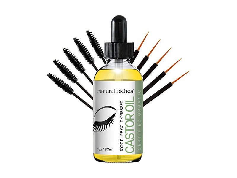 Natural Riches 100% Pure Organic Cold Pressed Castor Oil, 1 fl oz