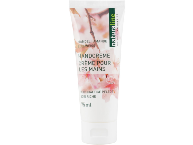 Naturaline Hand Creme, Almond and Edelweiss, 75 mL