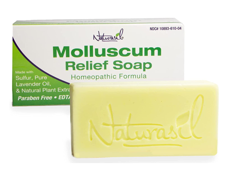 Naturasil Molluscum Relief Soap, Lavender Oil, Natural Plant Extract, 4 oz