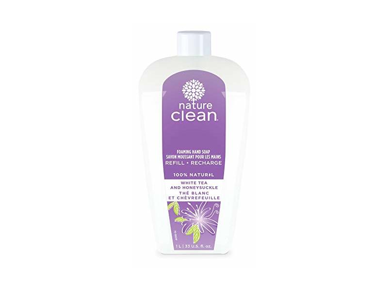 Nature Clean Foaming Hand Soap, White Tea And Honeysuckle