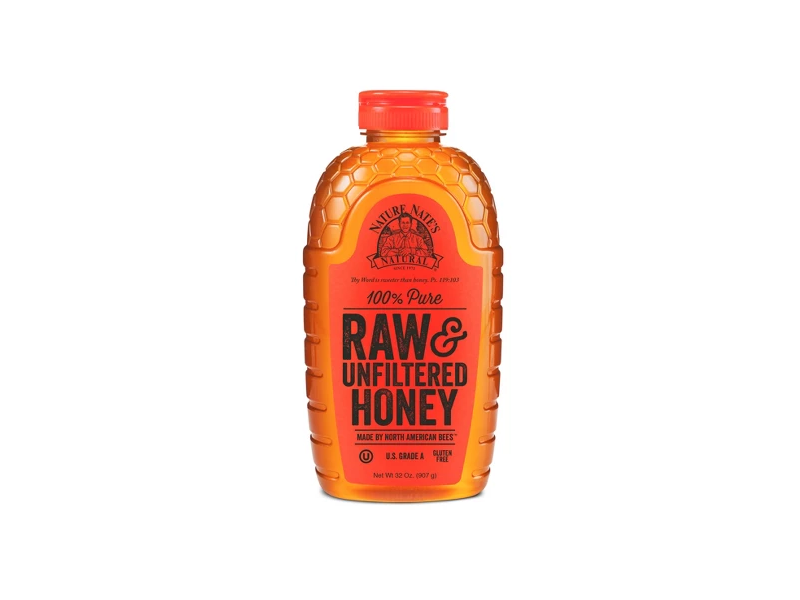 Nature Nate's Raw & Unfiltered Florida Honey, 32 oz