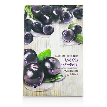 Real Nature Mask Sheet Acai Berry