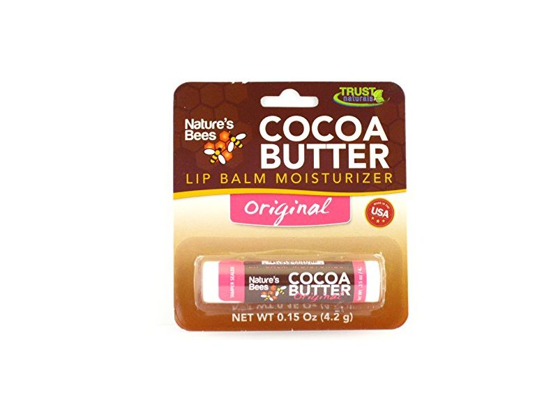 Nature's Bees Cocoa Butter Lip Balm Moisturizer - 0.15 oz. - (Original)