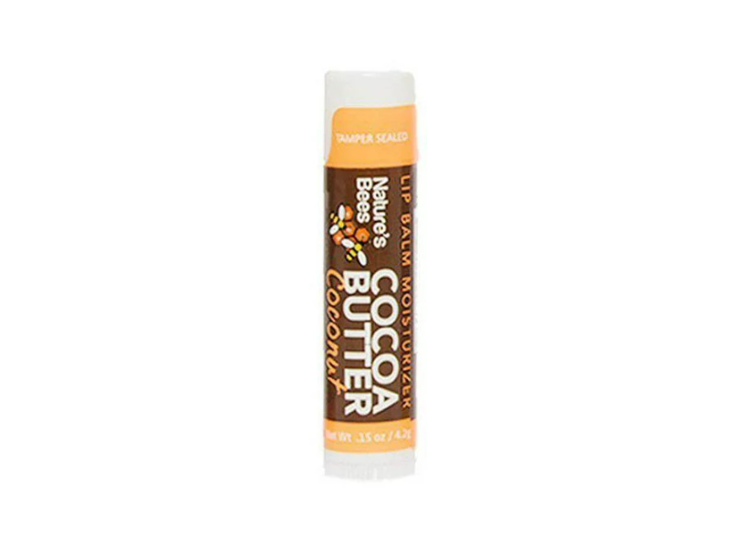 Nature's Bees Moisturizing Lip Balm, Cocoa Butter Coconut, 15 oz/4.2 g