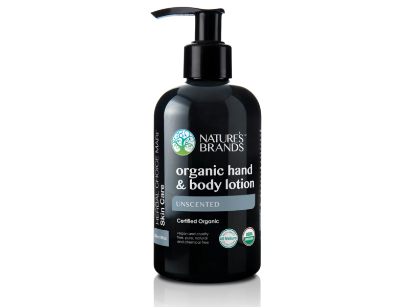 Nature's Brands Organic Hand & Body Lotion, 8 fl oz/236 mL
