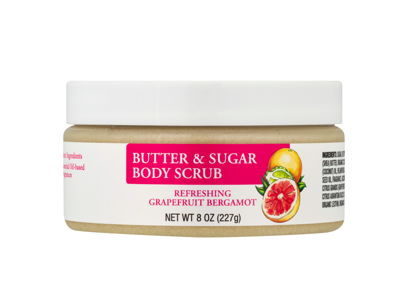Nature's Promise Butter & Sugar Body Scrub, Grapefruit Bergamot, 8 oz / 227 g