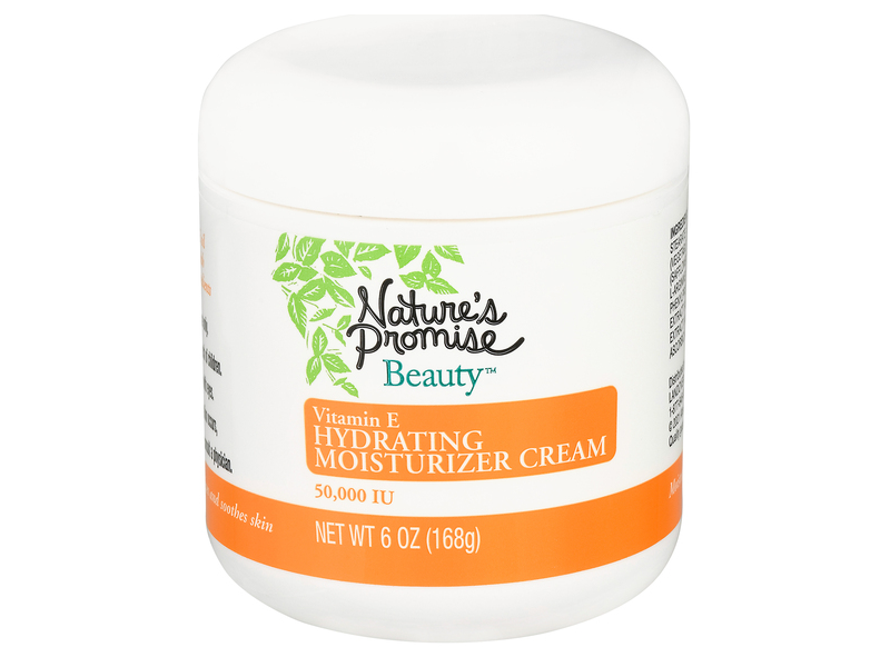 Nature's Promise Hydrating Moisturizer Cream, Vitamin E, 6 oz/168 g