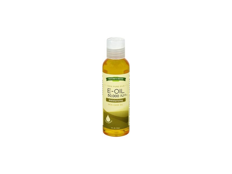 Nature's Truth E-Oil 30,000 Iu Skin Care Oil, Moisturizing, Lemon Scented, 4 fl oz/118 mL