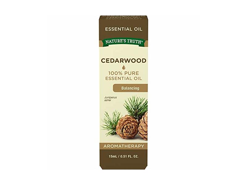 Nature's Truth Vitamins Essential Oil, Cedarwood, 0.51 fl. oz.