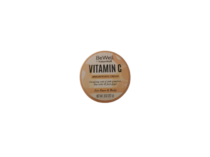 Nature Well Be Well Vitamin C Brightening Cream, 8 oz/227 g