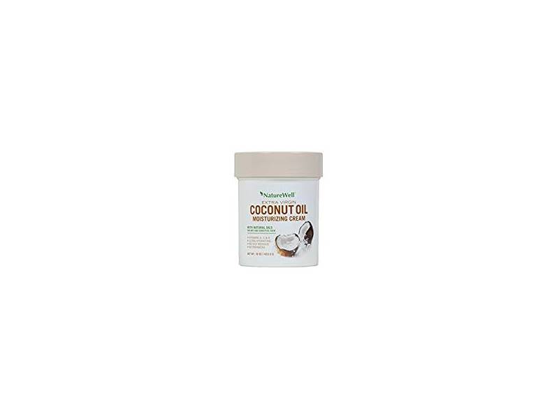 Naturewell Extra Virgin Coconut Oil Moisturizing Cream, 16 oz