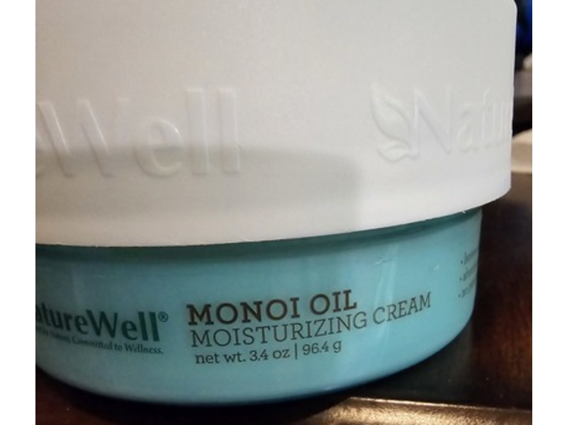 NatureWell Moisturizing Cream, Monoi Oil, 3.4 oz/96.4 g