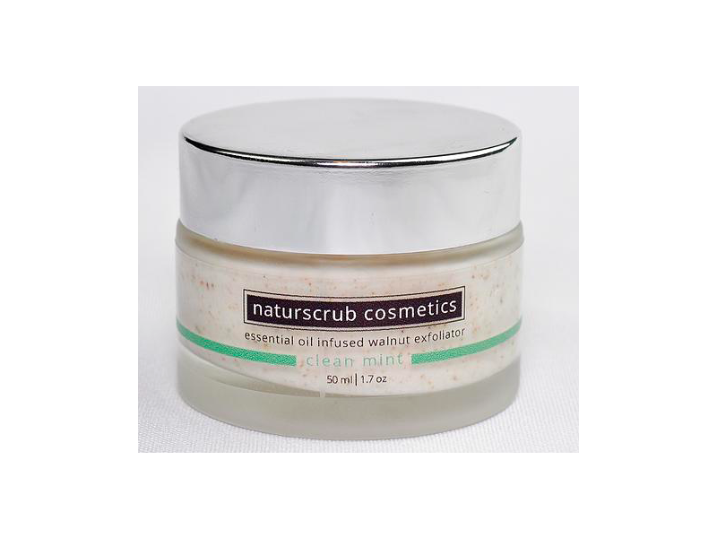 Naturscrub Cosmetics Exfoliator, Clean Mint Blend, 1.7 oz