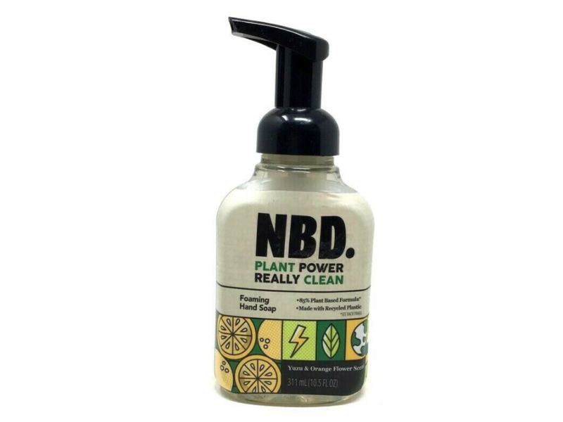 NBD. Foaming Hand Soap, Yuzu & Orange Flower Scent, 10.5 fl oz/311 mL