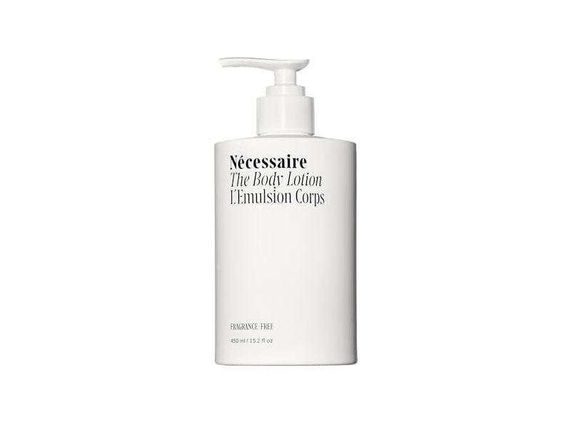 Necessaire The Body Lotion, Fragrance Free, 15.2 fl oz/450 mL