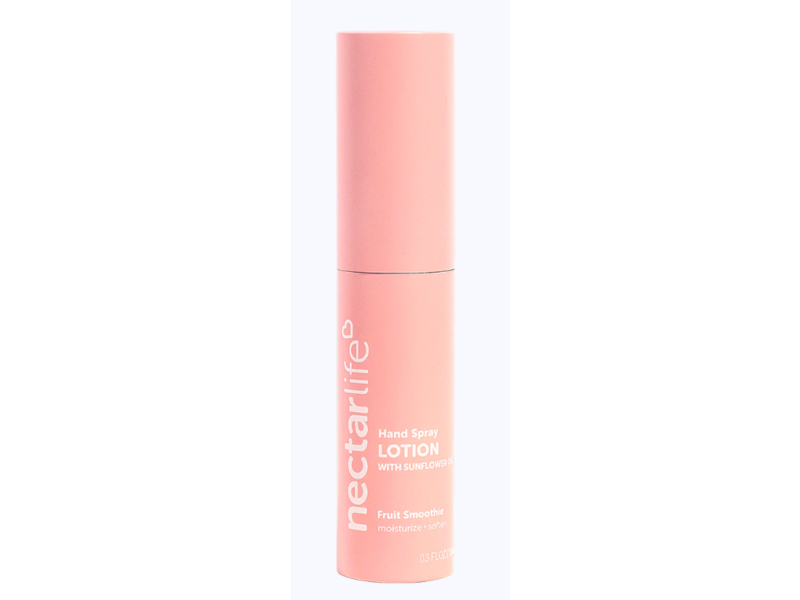 Nectar Life Hand Spray Lotion, Fruit Smoothie, 0.3 fl oz/10 mL