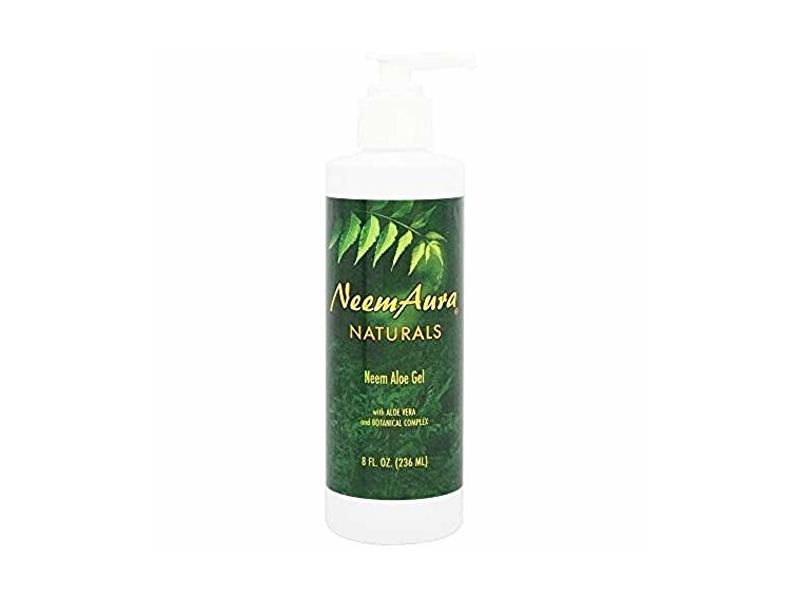 Neem Aura Naturals, Neem Aloe Gel, 8 fl oz/236 mL
