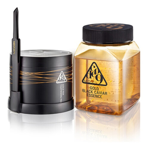 Gold Black Caviar Essence & Gold Tox Tightening Pack Kit
