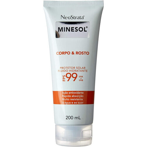 Minesol Corpo & Rosto Fluído Hidratante Antioxidante FPS99