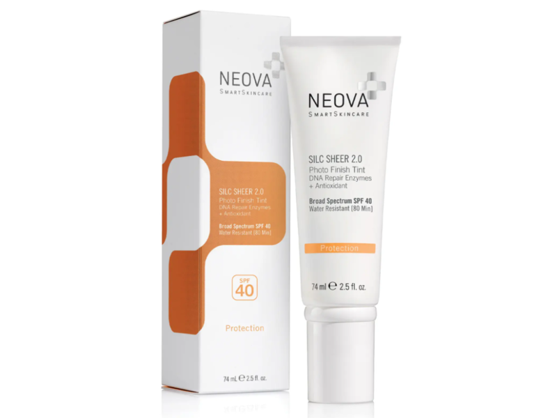 Neova Silc Sheer 2.0 Photo Finish Tint, SPF 40, 2.5 fl oz/7.4 mL