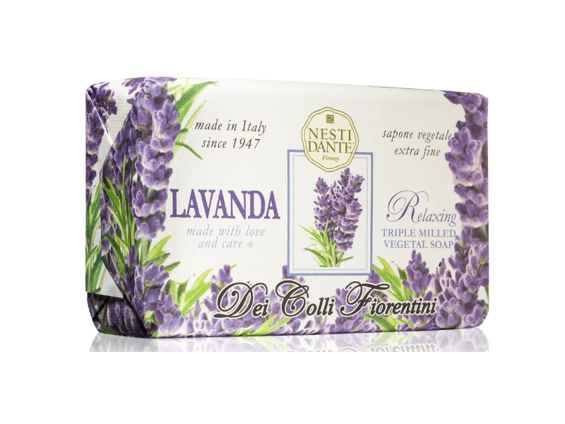 Nesti Dante Dei Colli Fiorentini Relaxing Triple Milled Vegetable Soap, Lavanda, 8.8 oz/250 g
