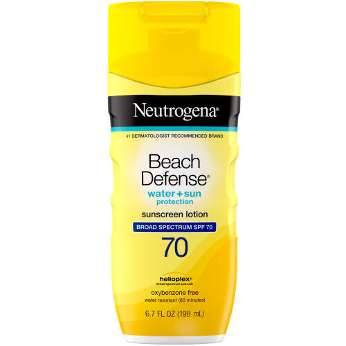 Beach Defense Sunscreen Lotion Broad Spectrum SPF 70