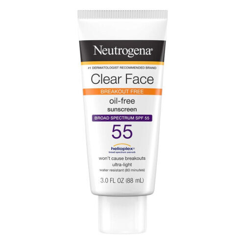 Clear Face Oil Free Suncreen SPF 55