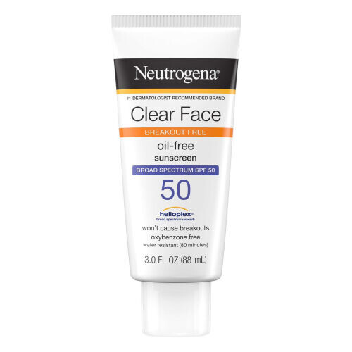 Clear Face Sunscreen Lotion- SPF 50