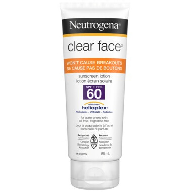 Clear Face Sunscreen Lotion SPF 60
