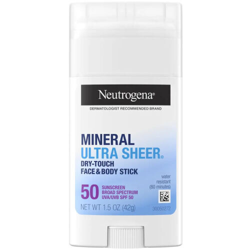Mineral Ultra Sheer Face And Body Sunscreen Stick - SPF 50
