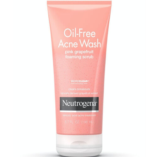 Oil-free Acne Wash, Pink Grapefruit Foaming Scrub