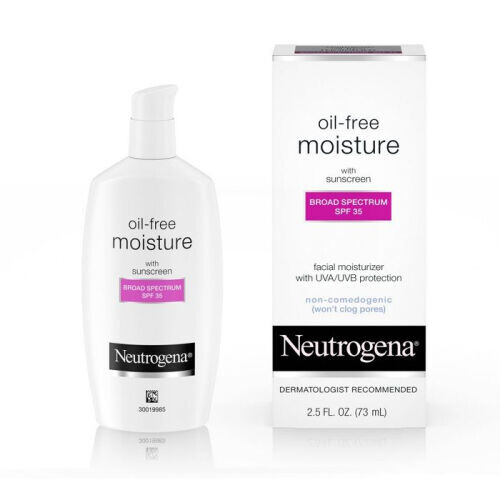 Oil Free Facial Moisturizer Sunscreen - SPF 35