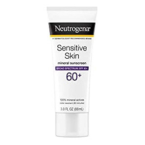 Sensitive Skin Mineral Sunscreen Lotion With Broad Spectrum SPF 60+