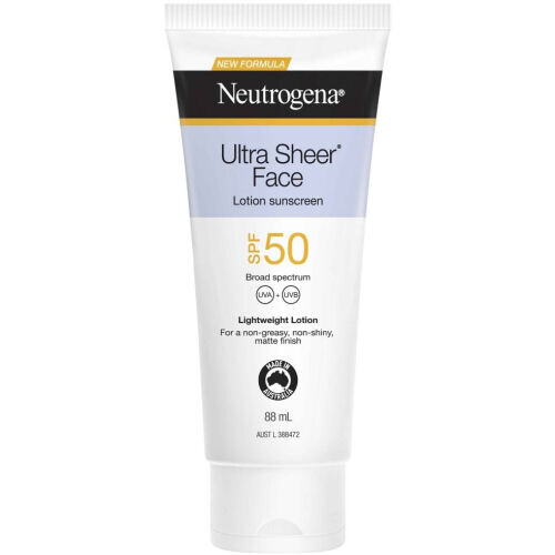 Ultra Sheer Face Lotion Sunscreen SPF 50