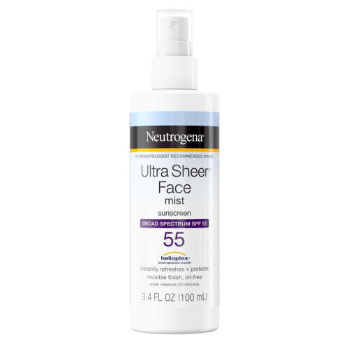 Ultra Sheer Face Mist Sunscreen Broad Spectrum