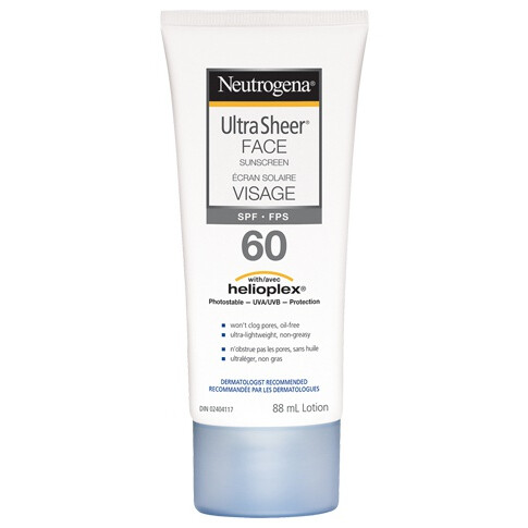 Ultra Sheer Face Sunscreen (SPF 60)