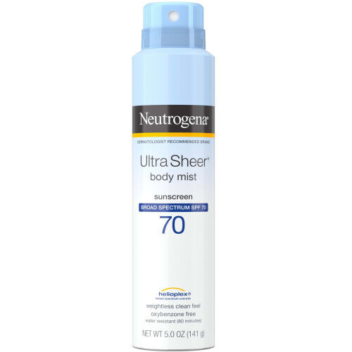 Ultra Sheer Lightweight Sunscreen Spray SPF 70