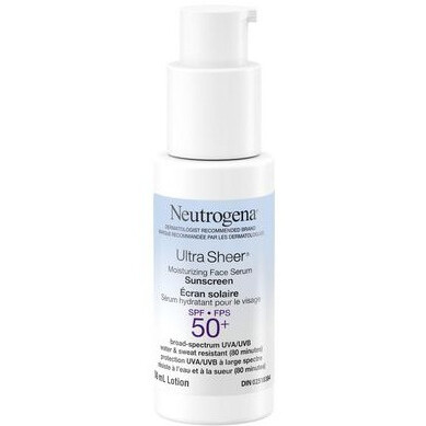 Ultra Sheer Moisturizing Face Serum Sunscreen SPF 50+