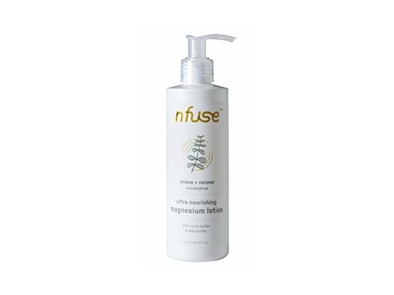 nfuse Magnesium Body Lotion, Cocoa Butter & Shea Butter, 8 oz/237 mL
