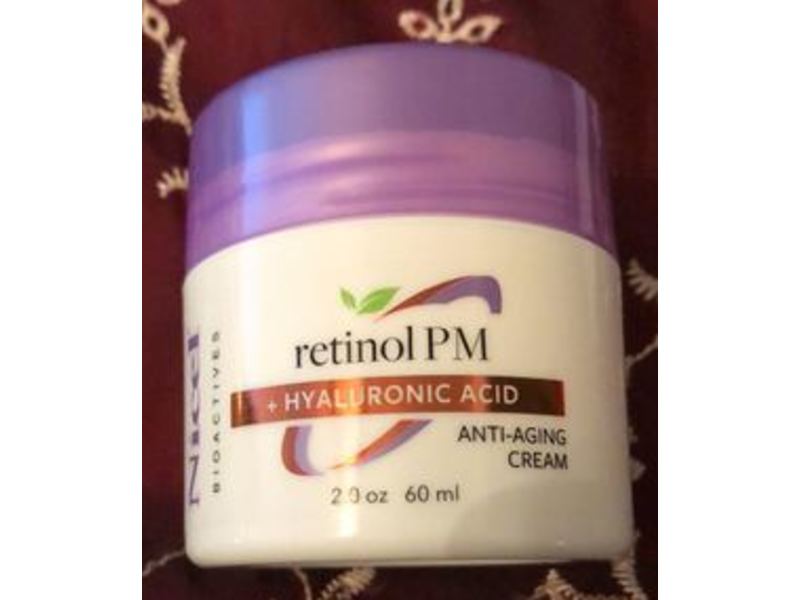 Nicel Retinol PM Anti-Aging Cream, Hyaluronic Acid, 2 oz/60 mL