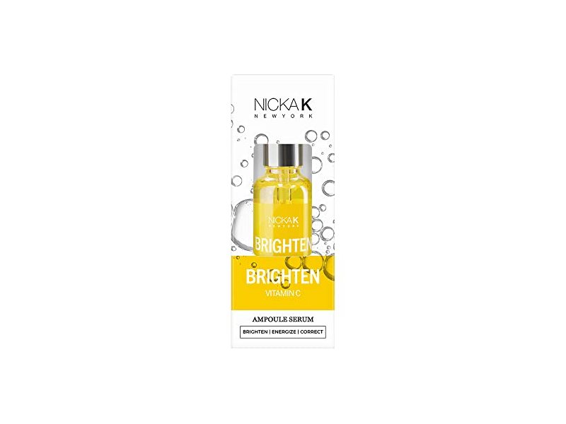 Nicka K Brighten Ampoule Serum, Vitamin C, 1 fl oz/30 mL
