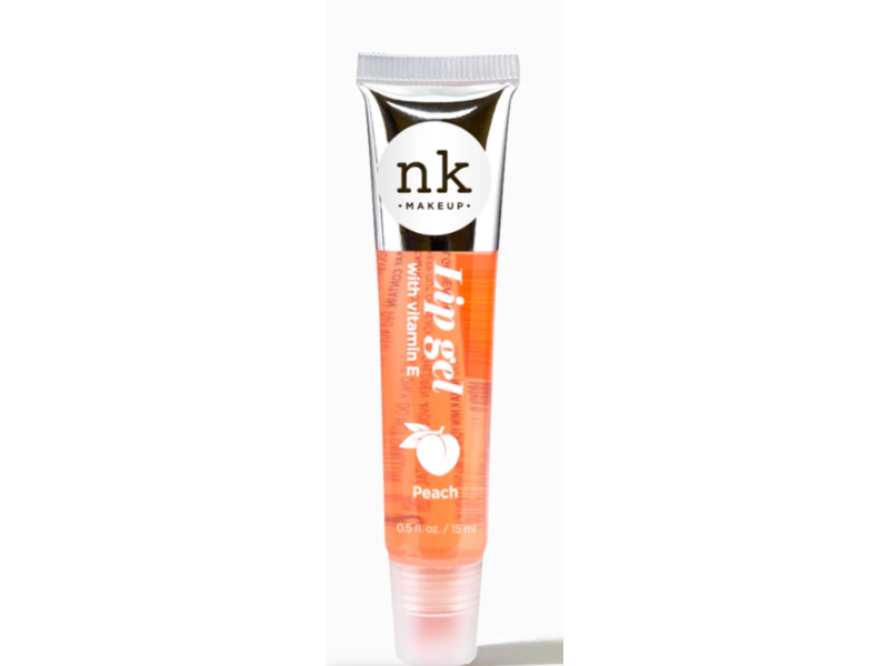 nicka k Lip Gel with Vitamin E, Peach, 0.5 fl oz/15 mL