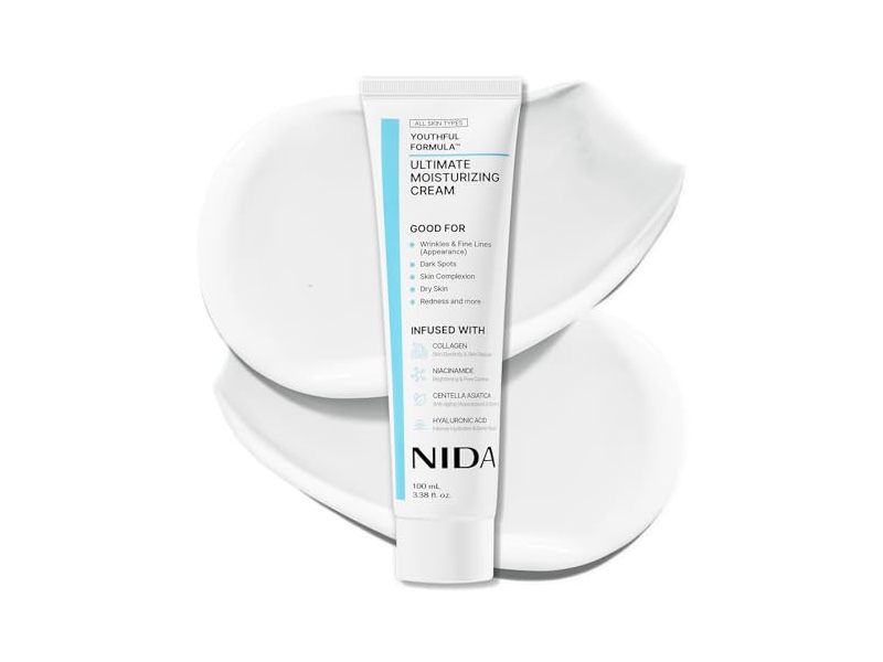 Nida Youthful Formula Ultimate Moisturizing Cream, 3.38 fl oz/100 mL