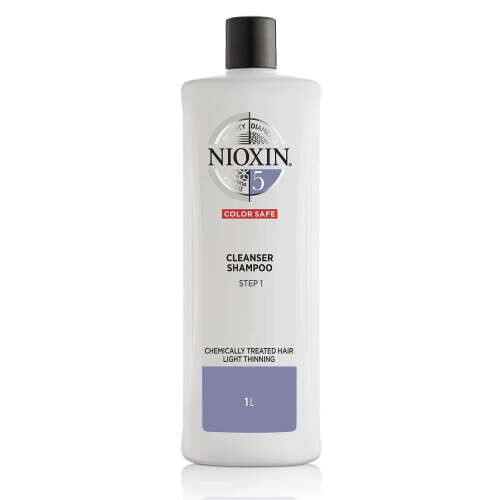 Cleanser Shampoo System 5 For Chemically Treated Hair With Light Thinning