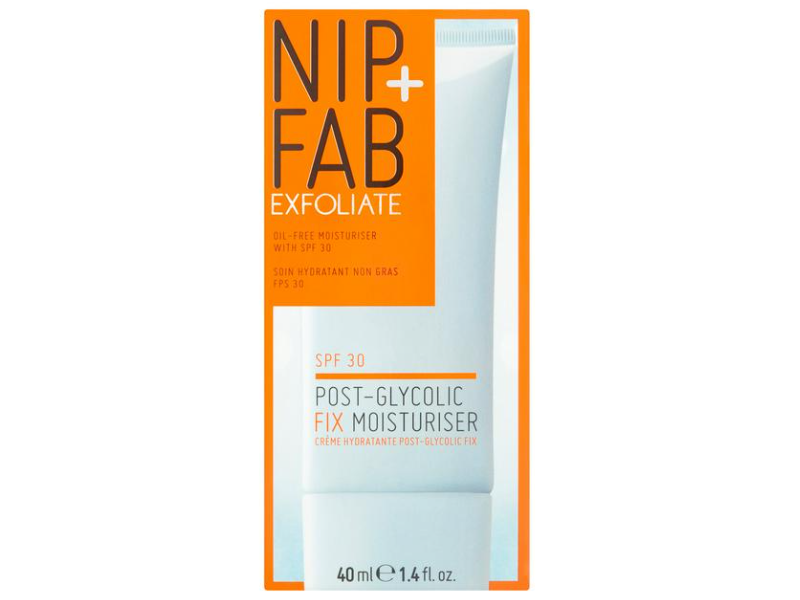 Nip+Fab Exfoliate Post Glycolic Fix Moisturizer, SPF 30, 1.4 fl oz/40 mL