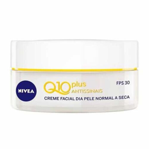 Creme Facial Antissinais Dia Nivea Q10 Power Pele Normal A Seca FPS30
