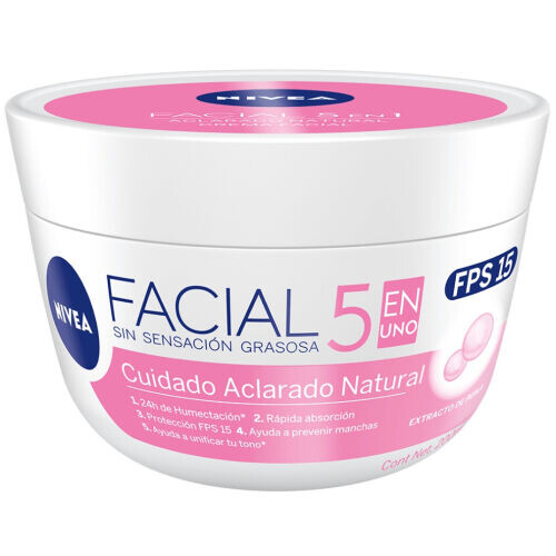 Facial 5 En 1 Aclarado Natural Crema Facial