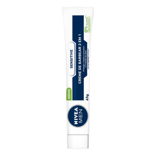 Creme De Barbear 2 Em 1 Nivea Men Sensitive